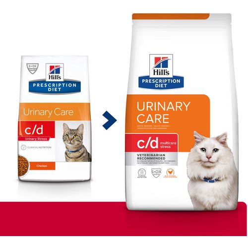 Hill's Prescription Diet c/d Multicare Stress Urinary Care Hrana za Mačke s Piletinom, 3 kg slika 2