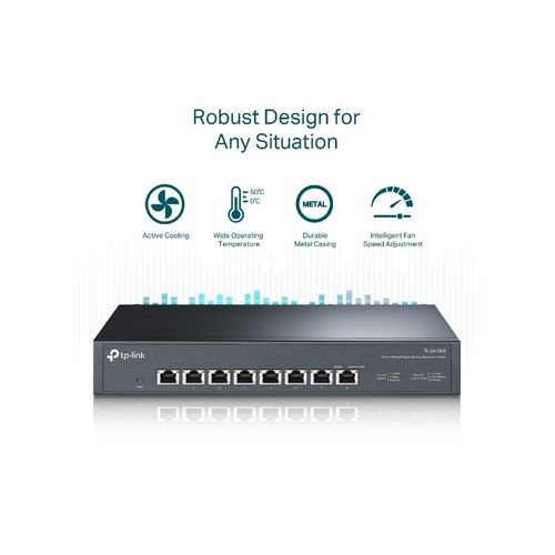 TP-LINK TL-SX1008 8-Port 10G Stolni/Rackmount mrežni preklopnik slika 6