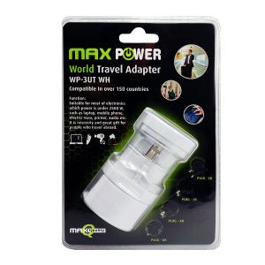 MAXPOWER ADAPTER UNIVERZALNI PUTNI WP-3UT WH BIJELI