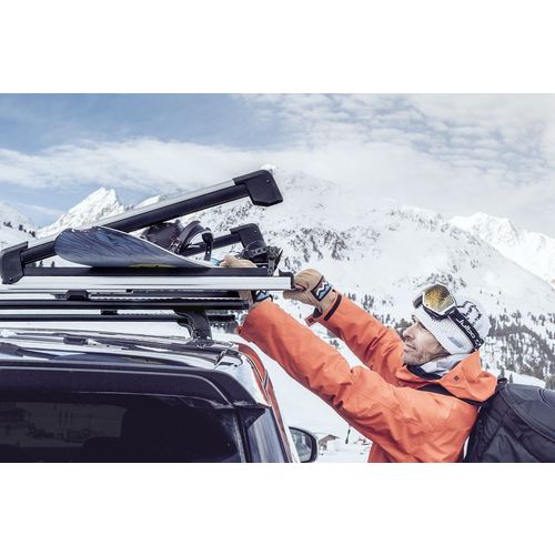 Thule SnowPack Extender crni 7325B krovni nosač skija i snowboarda na izvlačenje slika 11