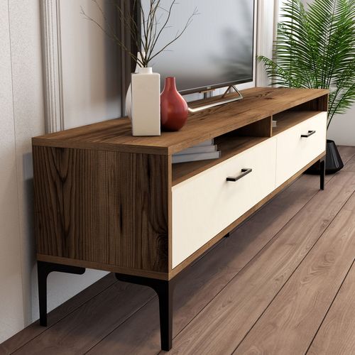 Istanbul - Walnut, Cream Walnut
Cream TV Unit slika 4