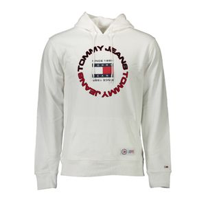 TOMMY HILFIGER MAN WHITE SWEATSHIRT WITHOUT ZIP