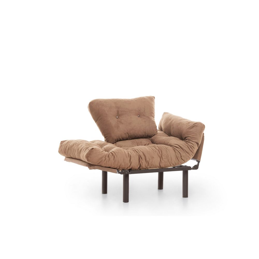 Nitta Single - Svijetlosmeđa Wing Chair slika 7