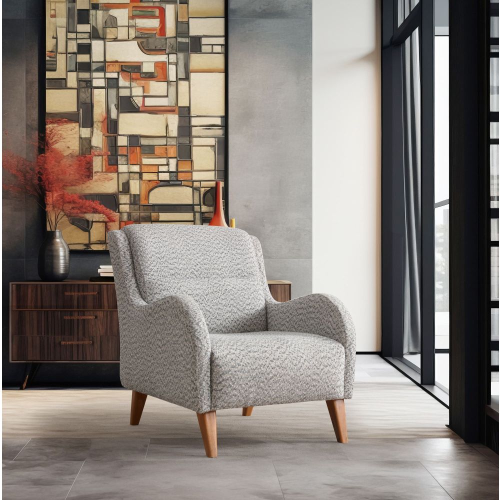 Wing Chair Nice Bergere - Boje: krem plava slika 1