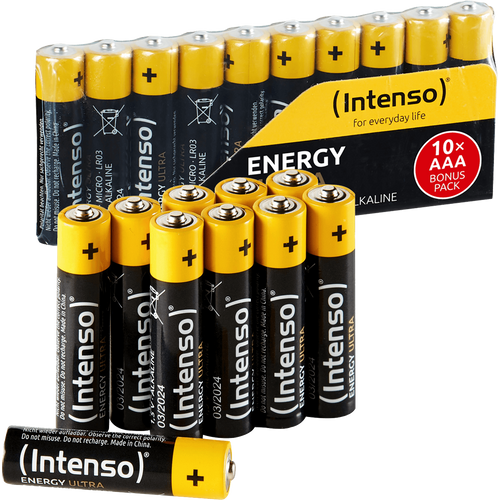 Intenso baterija alkalna, AAA LR03/10, 1,5 V, blister 10 kom - AAA LR03/10 slika 3