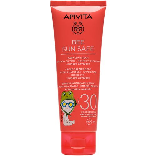 Apivita bee sun safe krema za bebe > 6 mjeseci SPF 30 100ml slika 1