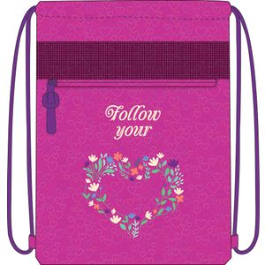 Vrećica za papuče KARBON FOLLOW YOUR HEART P72 NETTO