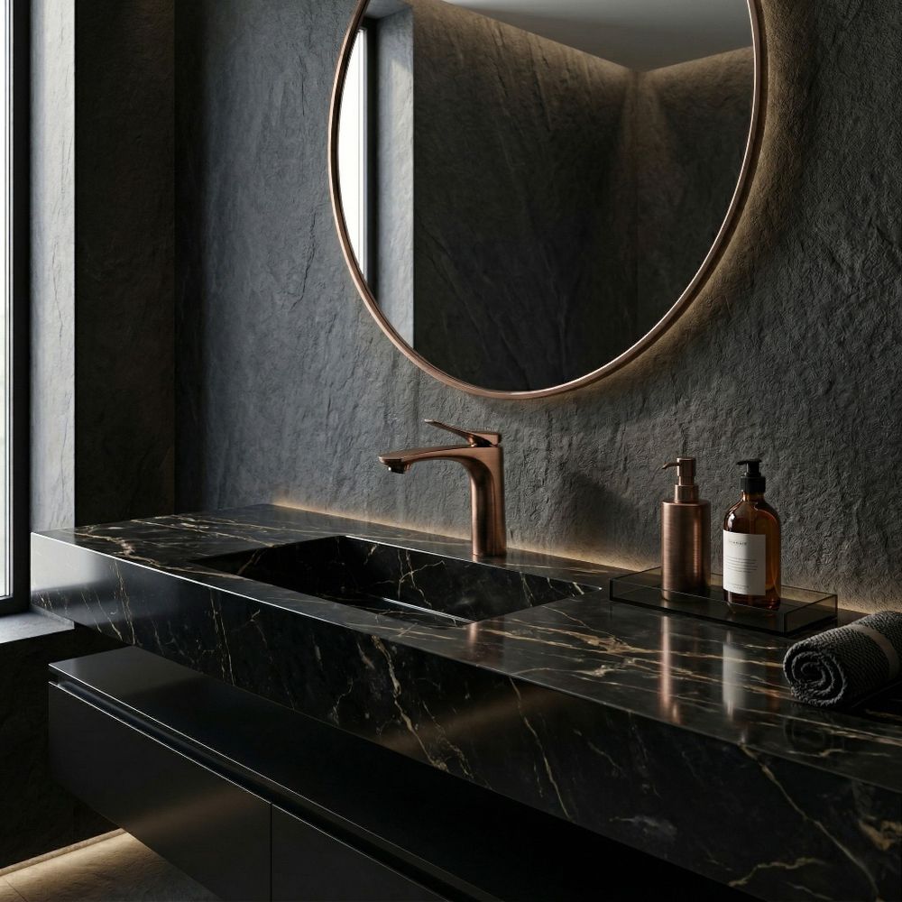 Miješalica za umivaonik REA Vision Copper Brush Low slika 9