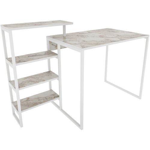 Rino - White White Study Desk slika 4