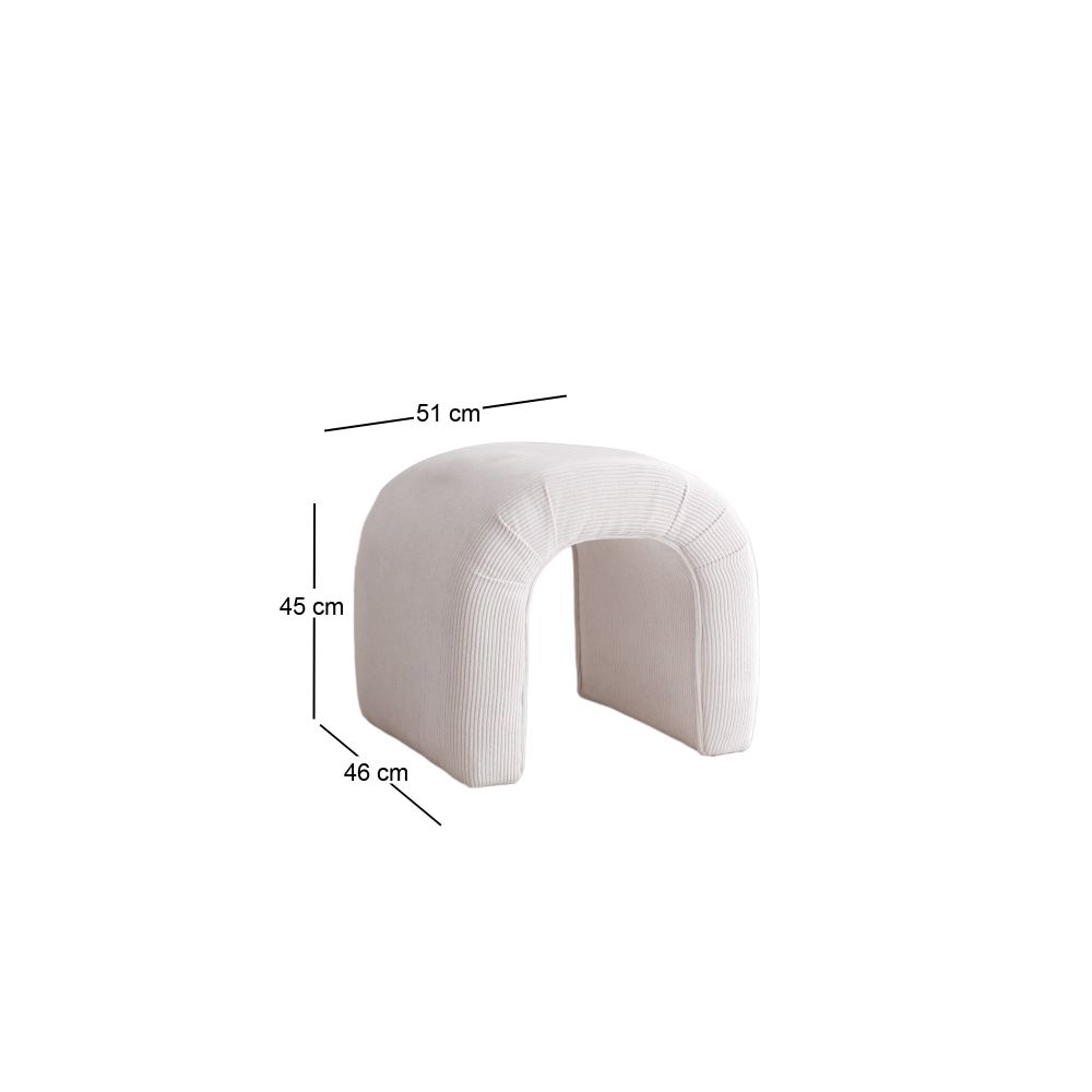 Nu Fitilli - Bijeli Pouf slika 6