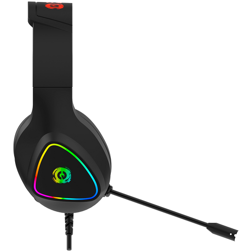 CANYON Shadder GH-6, RGB gaming headset with Microphone, Microphone frequency response: 20HZ~20KHZ, ABS+ PU leather, USB*1*3.5MM jack plug, 2.0M PVC cable, weight: 300g, Black slika 6