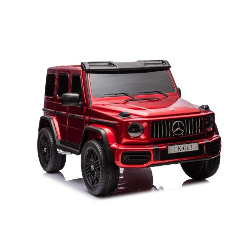 Licencirani auto na akumulator Mercedes G63 XXL 24V 4x4 - DVOSJED - crveni slika 1