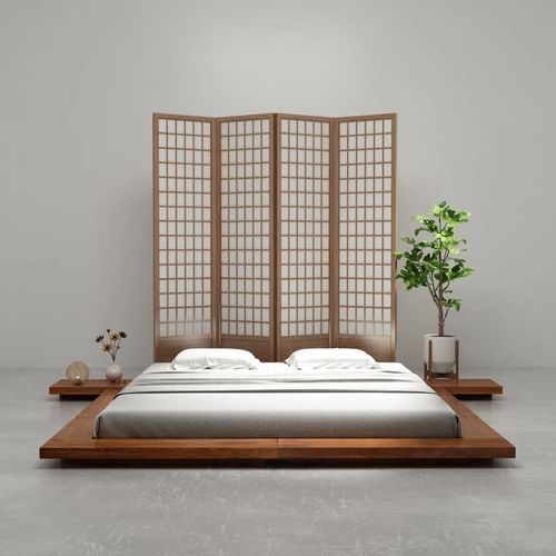 Okvir za futon krevet u japanskom stilu od masivnog drva 180 x 200 cm slika 9