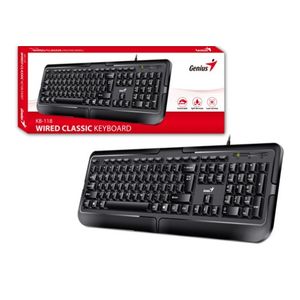 Tastatura USB Genius KB-118 GK-190008 YU Crna