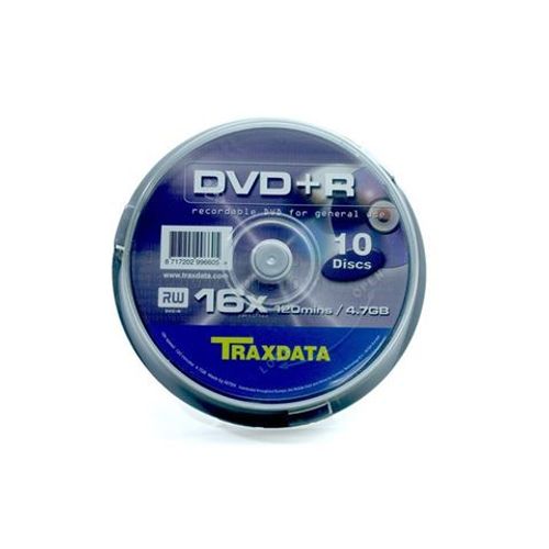 TRAXDATA OPTIČKI MEDIJ DVD-R 16X CAKE 10 slika 1