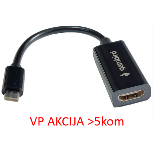 A-CM-HDMIF-03 ** Gembird TYPE-C TO HDMI 11cm CABLE (alt.A-CM-HDMIF-01, A-USB3C-HDMI-01 479) slika 3