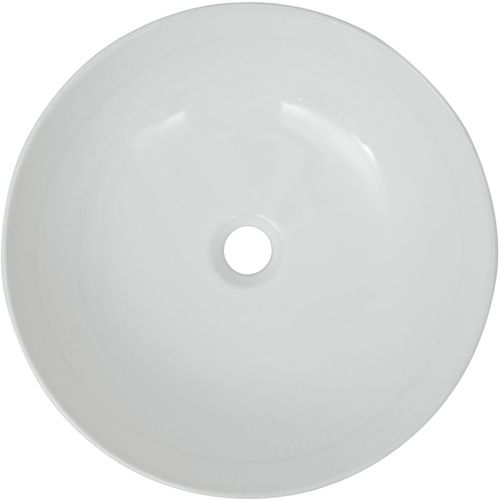 Umivaonik Okrugli Keramički Bijeli 41,5x13,5 cm slika 14