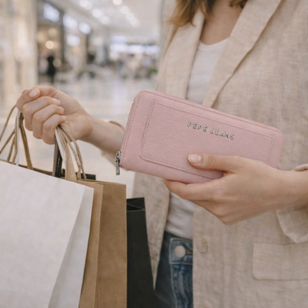 Pepe Jeans novčanik 19.5 cm RFID Paola 7448542, roze slika 4