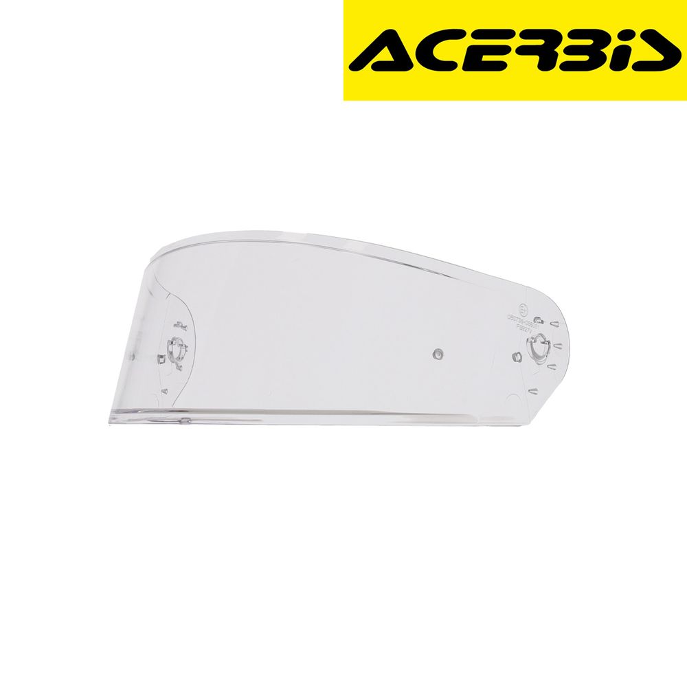 Providni – prozirni vizir sa klinovima Acerbis za X-Way modele kaciga slika 1