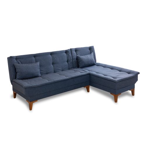 Atelier Del Sofa Santo-Tamnoplavi kutni kauč na razvlačenje slika 3