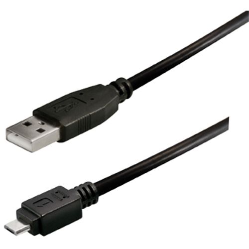 Transmedia USB typeA plug-Micro USB typeB 1m slika 1