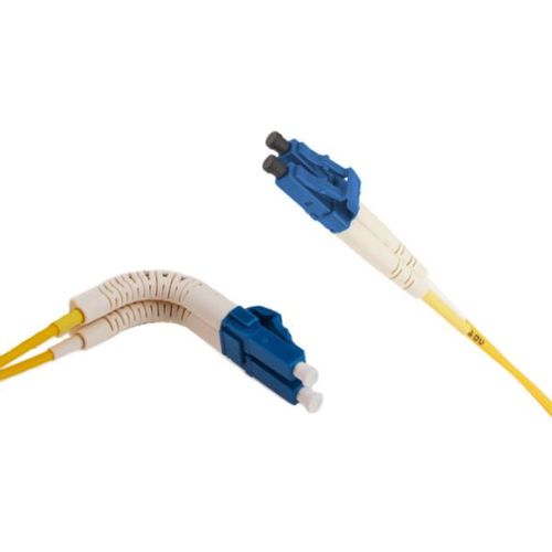 NFO Patch cord, LC UPC-LC UPC, Singlemode 9 125, G.657A2, Duplex, 90 degree, 0,5m slika 1