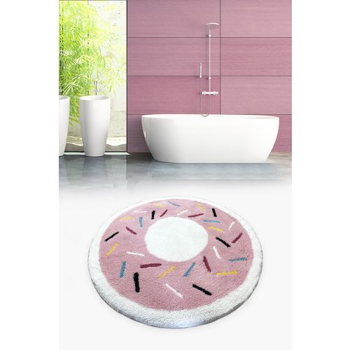 Colourful Cotton Akrilna kupaonska prostirka Donut Pink - 66 slika 1