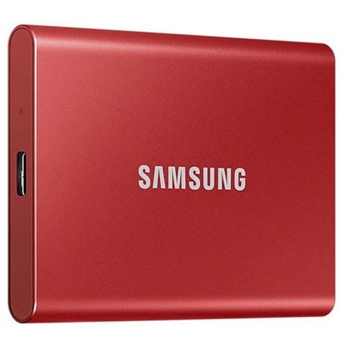 SAMSUNG Portable T7 500GB crveni eksterni SSD MU-PC500R slika 1