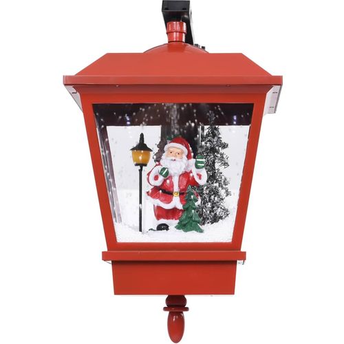 Božićna zidna svjetiljka s Djedom Mrazom LED crvena 40x27x45 cm slika 23