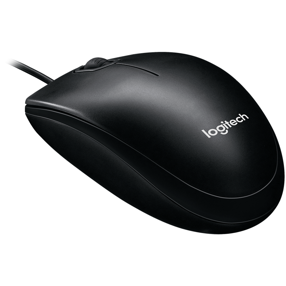 LOGITECH B100 Kablovski Miš - Crni - USB - B2B slika 3