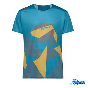 La Sportiva Muška majica Comp, Tropico Blue/Bamboo