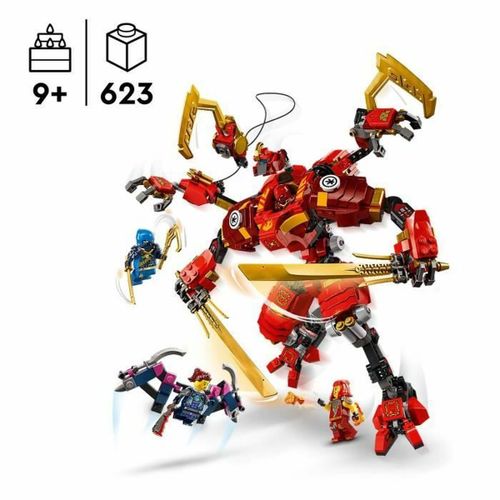 Igra Gradnje Lego NINJAGO 71812 Kai's Ninja Climbing Robot Pisana slika 6