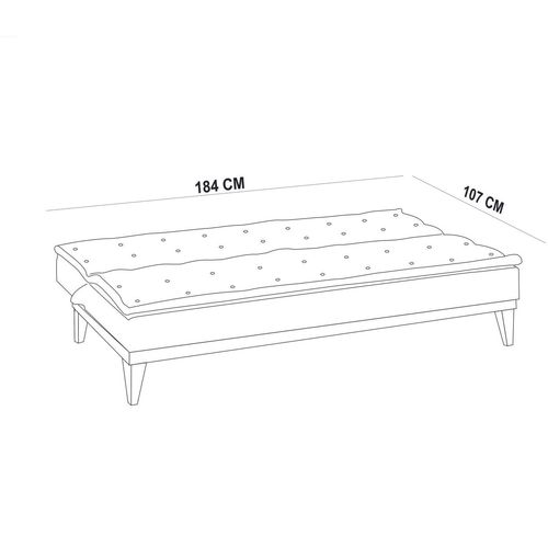 Fuoco-TKM01- 1053 Anthracite Sofa-Bed Set slika 12
