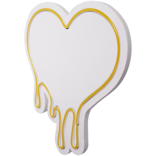 Wallity Ukrasna plastična LED rasvjeta, Melting Heart - Yellow slika 5