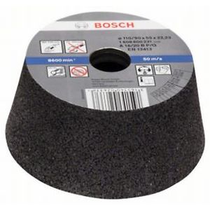 Bosch Lončasti brus, konusni-metal/ljeveni metal, za dvoručne kutne brusilice