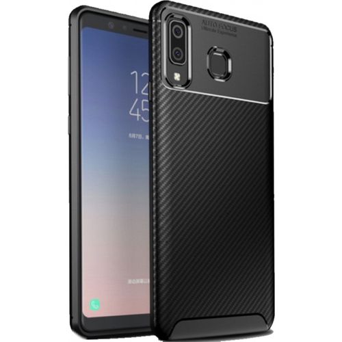 MCTK74-IPHONE XS Max * Futrola Carbon Fiber Silicone Black (229) slika 1