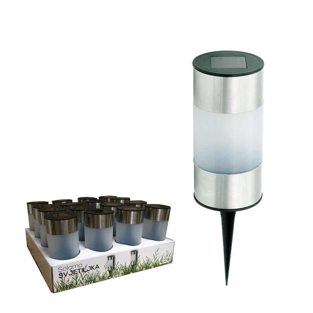 Solarna LED svjetiljka 22 cm slika 1
