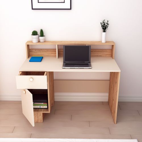 Sneker 120 Atlantic PineBeige Study Desk slika 4