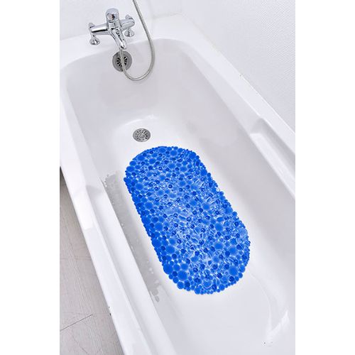 TENDANCE PODLOGA ZA KADU 69 x 36 cm PVC, TAMNO PLAVA BUBBLES slika 1