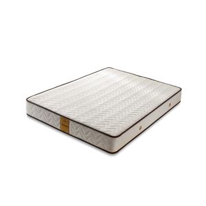 Woody Fashion Madrac, Bijela boja Smeđa, Visco Exclusive 90x200 cm Single Size Memory Foam Luxury Soft Mattress