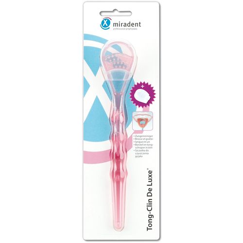 Miradent Tong-Clin De Luxe pink transparent slika 1