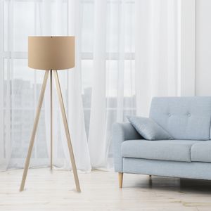 Podna Lampa AYD-1518 u Bež i Hrastu
