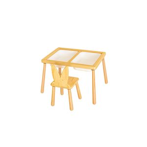 Woody Fashion Dječji stol set Table and Chair - White