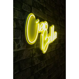 Wallity Ciao Bella - Žuta dekorativna plastična LED rasveta