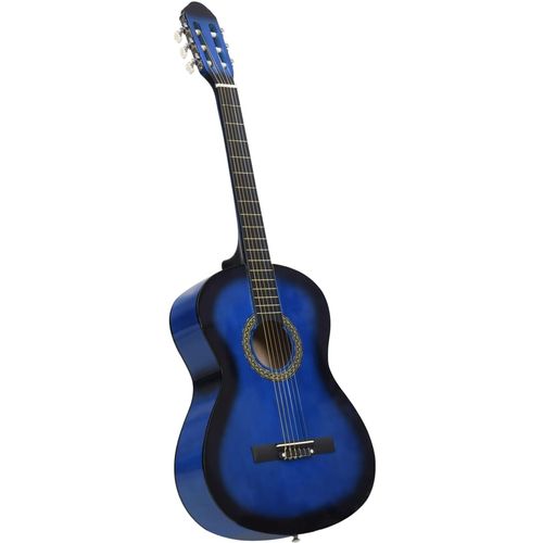 Klasična gitara za početnike plava 4/4 39" od drva lipe slika 8