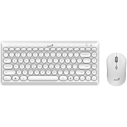 GENIUS LuxeMate Q8000 Wireless USB YU bela tastatura + miš slika 1