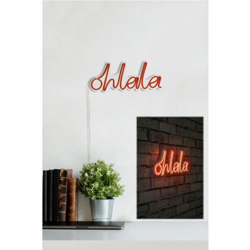 Wallity Ukrasna plastična LED rasvjeta, Oh La La - Red slika 4