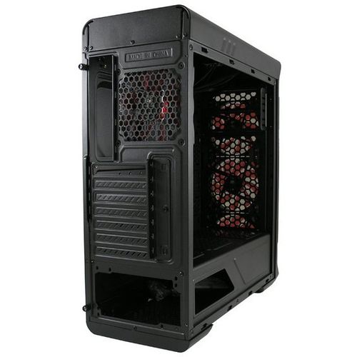 LC POWER 988B-ON Midi-Tower Kućište  ATX Micro-ATX Mini-ITX Gaming RGB bez napajanja crna slika 3