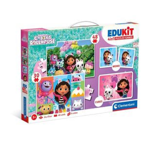Clementoni CL18319 EDUKIT 4U1 Gabby's Dollhouse