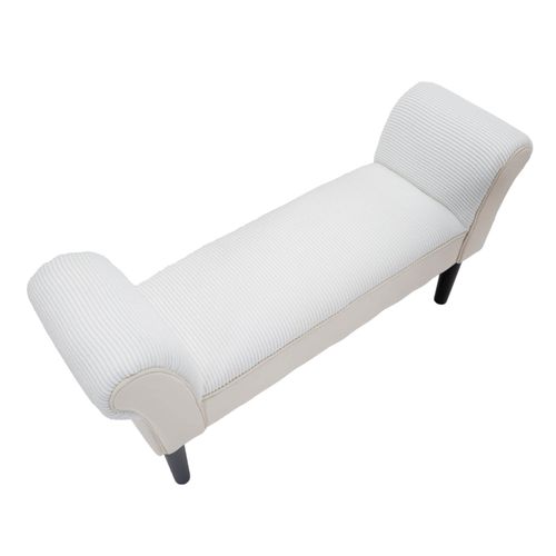 Mauro Ferretti Klupica velvet crema cm 102x31x51 slika 6